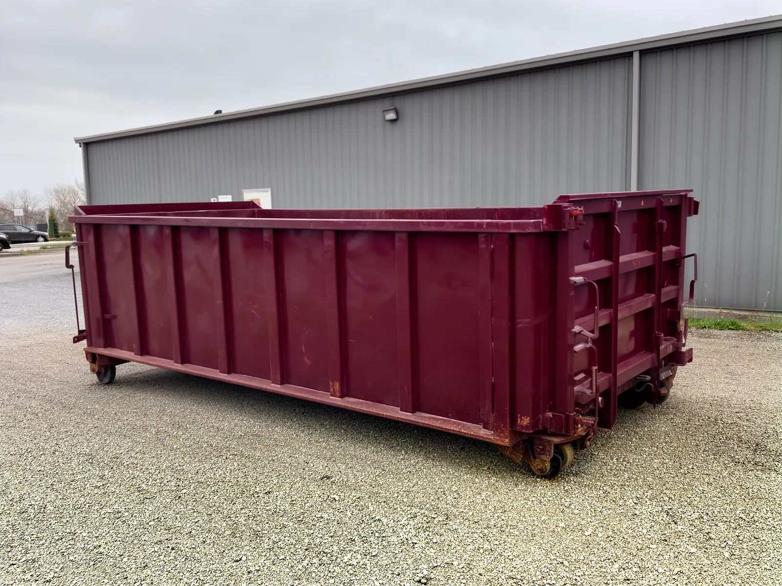 Roll-off dumpster from Darren's Downtown Dumpsters in Gig Harbor, WA